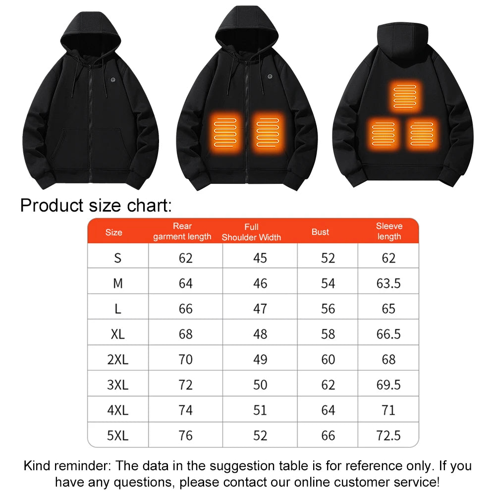 milwaukee heated hoodie sizes and types